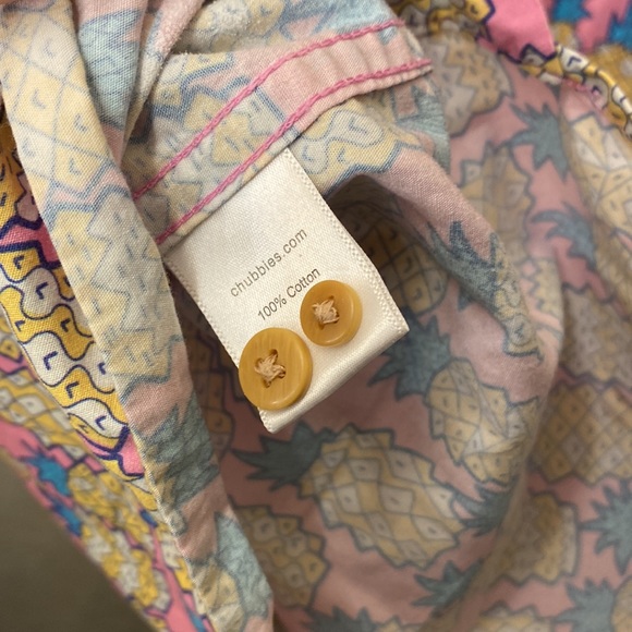 Chubbies Weekender The Nutter Weekender Shirt Pineapple - Picture 5 of 6